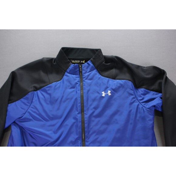 Under Armour Storm ColdGear Infrared Run Softshell Jacket Blue Black Sz XXL - Picture 3 of 12